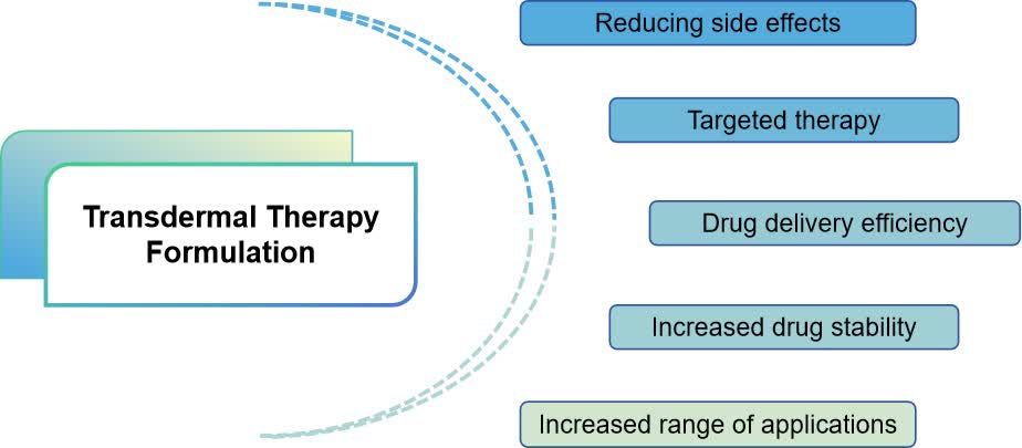 Fig.2 Features of transdermal gene therapy formulation.