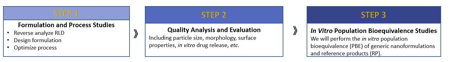 Fig.1 Generic nanoformulation development process.
