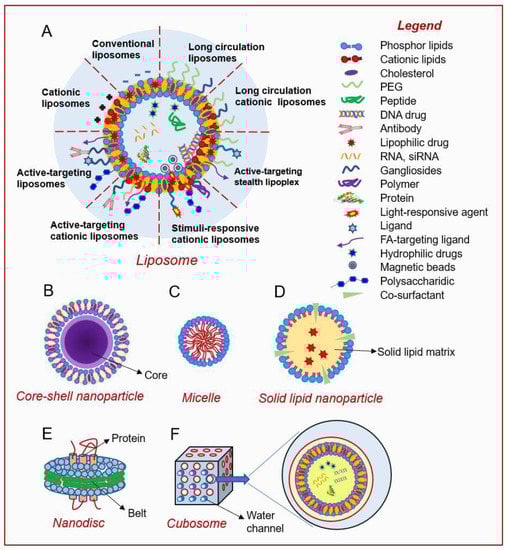 Fig.3 Lipid-based nanoplatforms.
