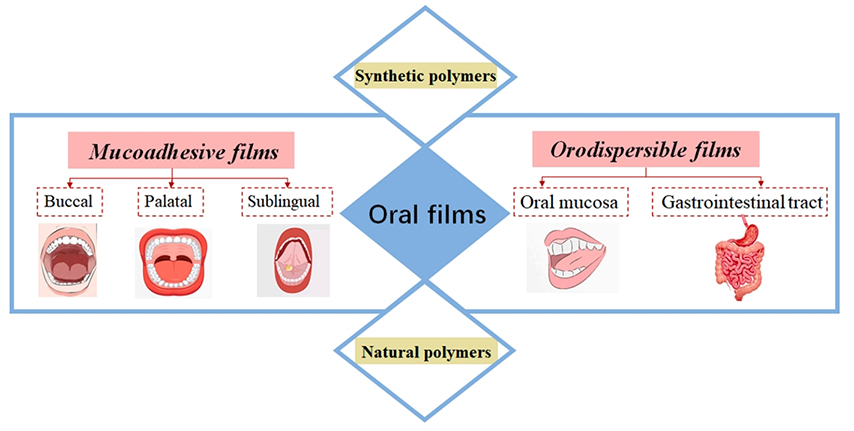 Oral thin films for drug delivery.