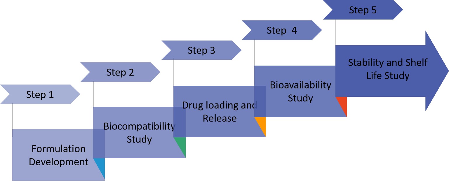 Fig.2 Workflow diagram illustrating CD Formulation's custom development services for oral thin film biologics.