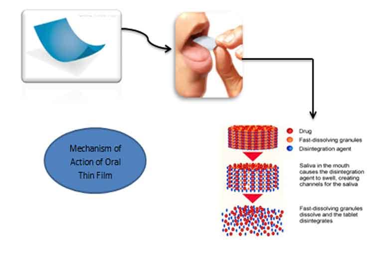 Fig.1 Oral Thin Films and Their Uses in the Food Industry