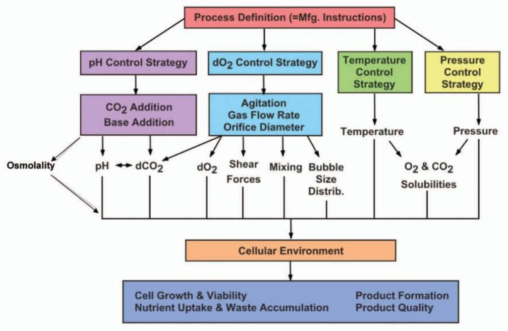 Fig. 1 Cell culture process operating parameters.