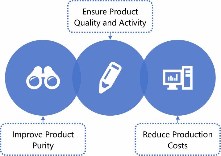 Fig. 1 Purpose of peptide purification process development.