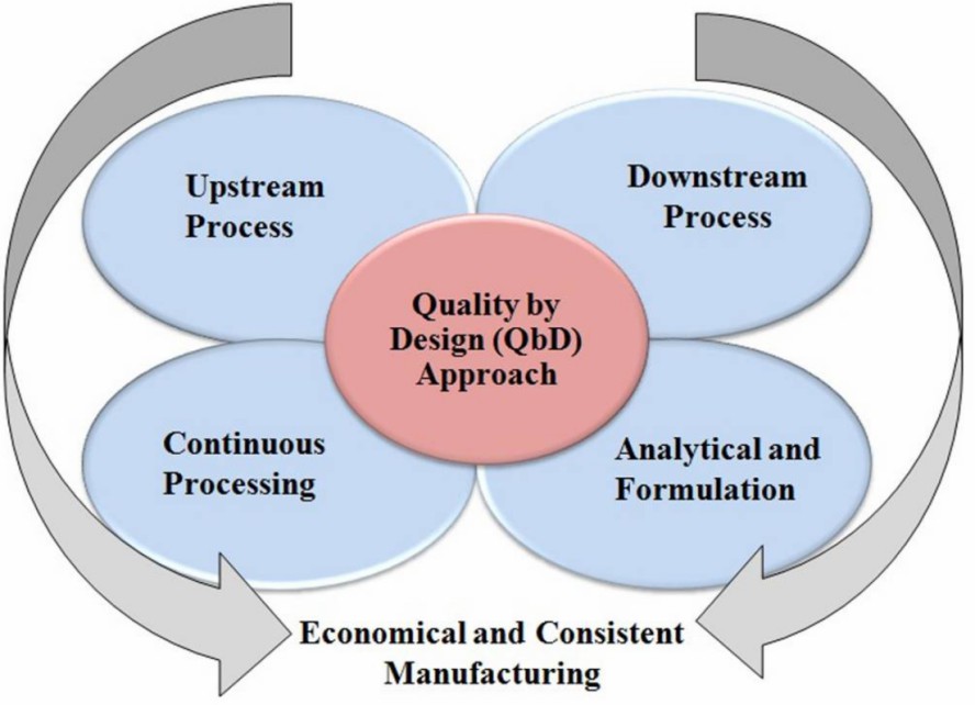 Implementation of QbD approach for process development.