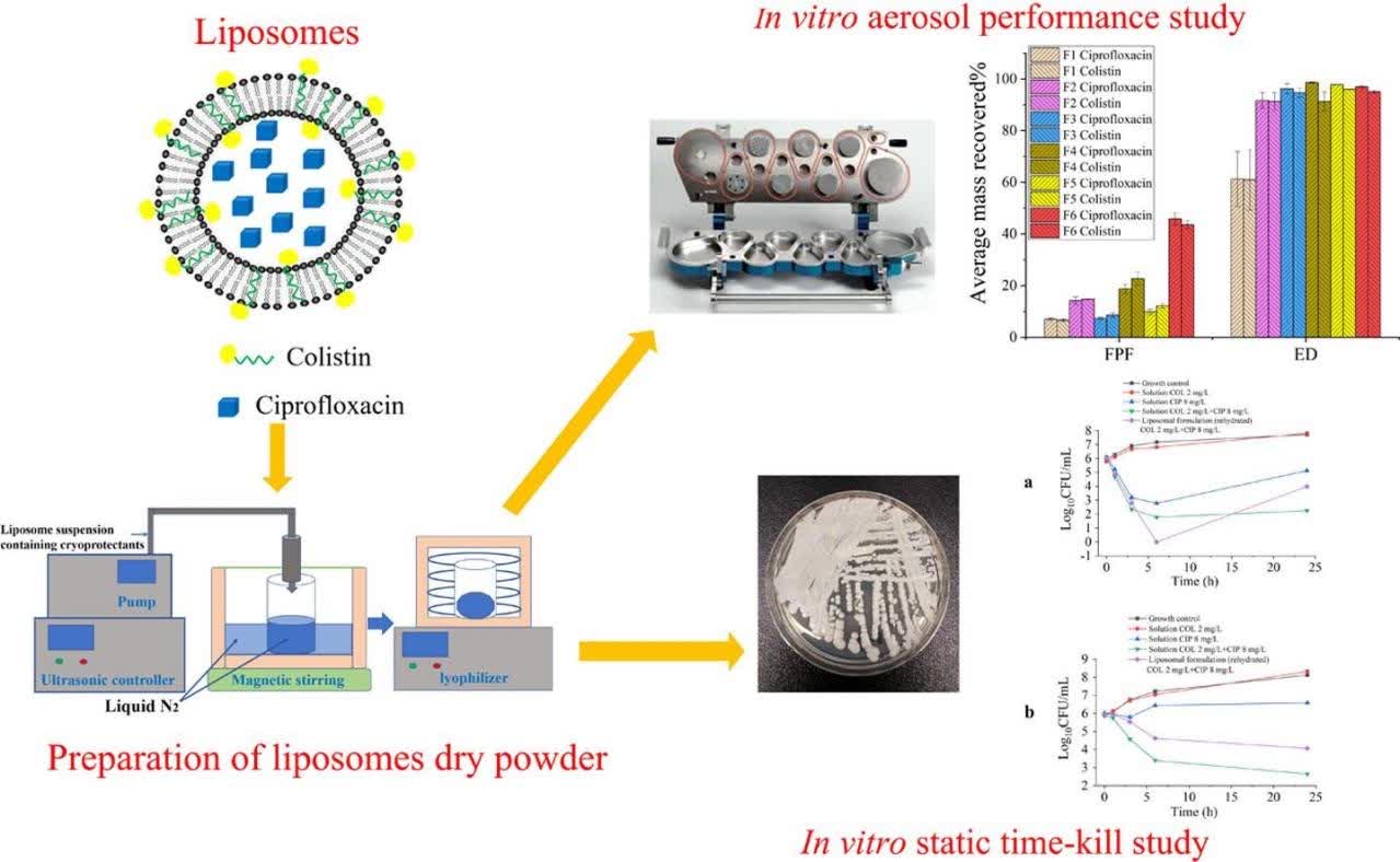 Fig. 4 Ultrasonic spray-freeze-drying.