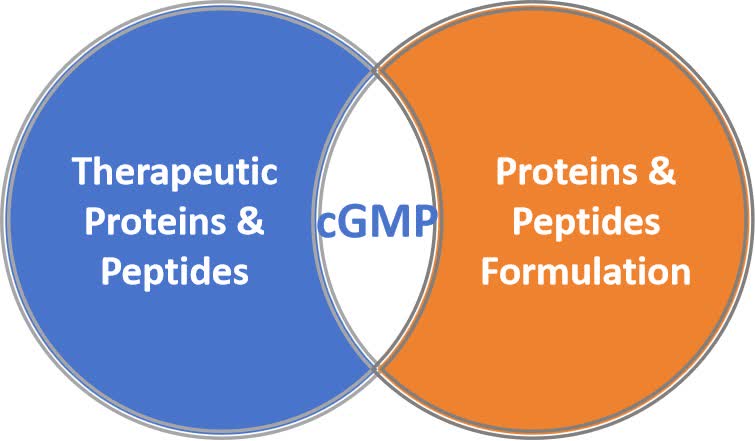 Fig. 1 Proteins and peptides cGMP manufacturing capabilities.